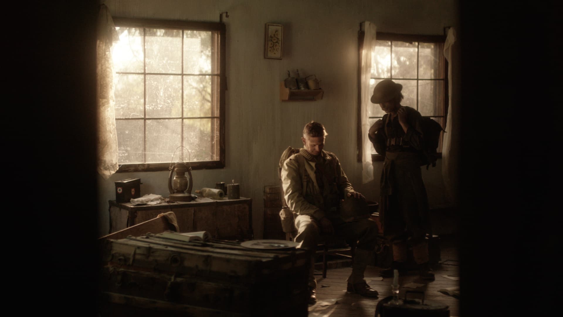 A cinematic still from Toby Kearton’s work